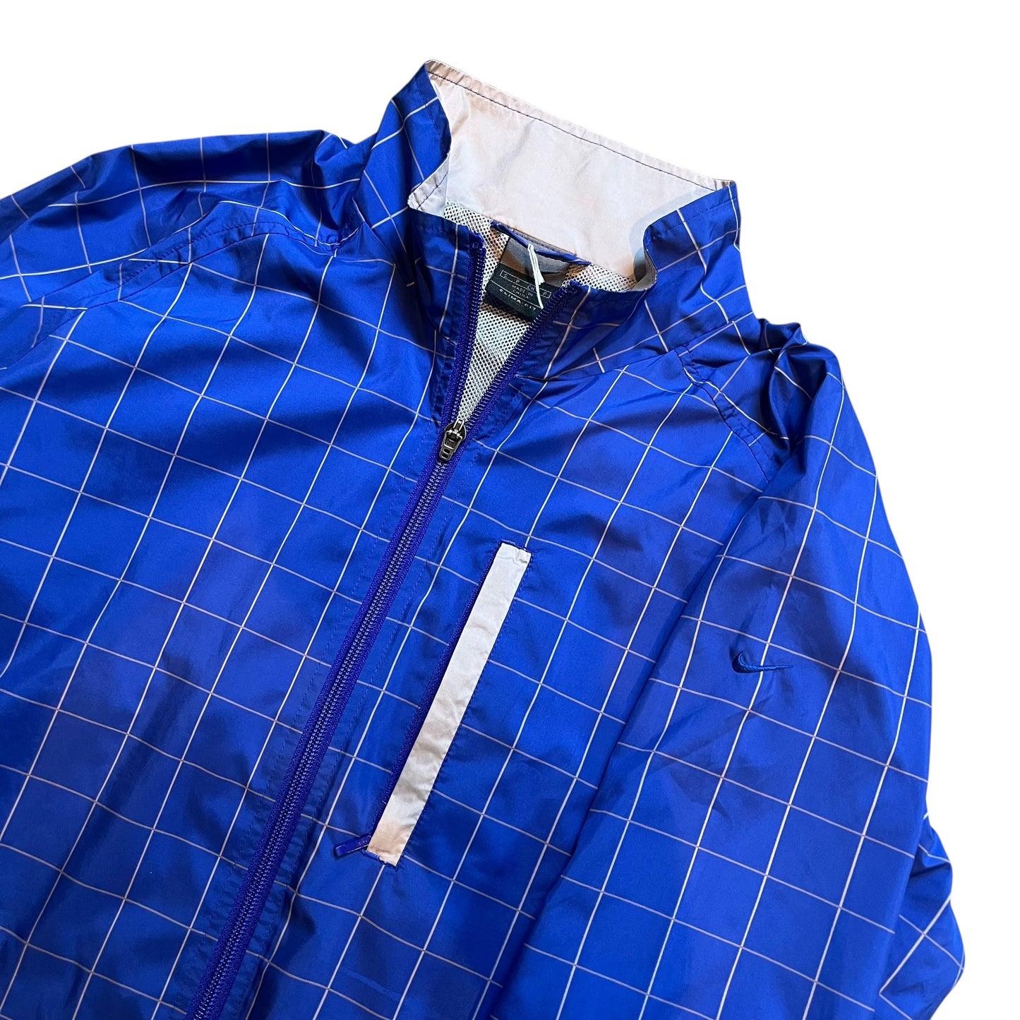 NIKE 00s plaid nylon jacket