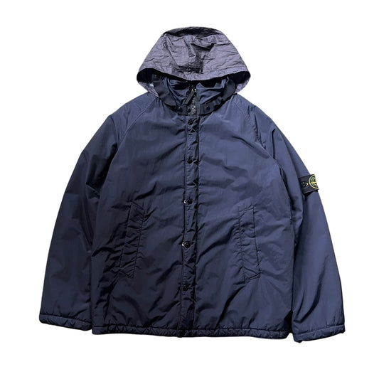 Stone Island AW 2004 quilted nylon jacket packable hood