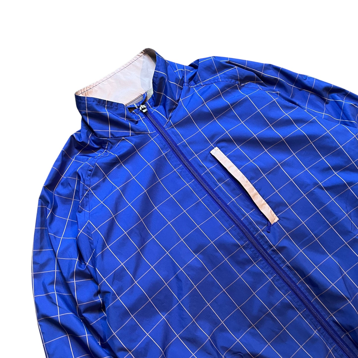 NIKE 00s plaid nylon jacket