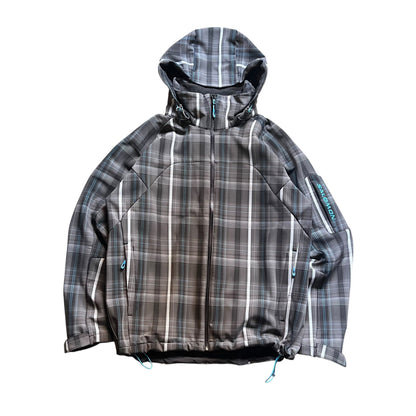 Salomon 00s plaid shell jacket