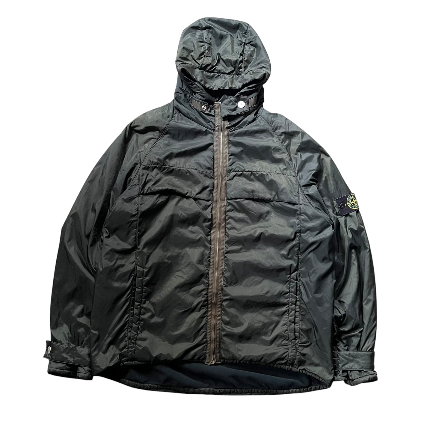 Stone Island AW2001 fleece lined shimmer jacket